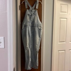 Whitewash overalls